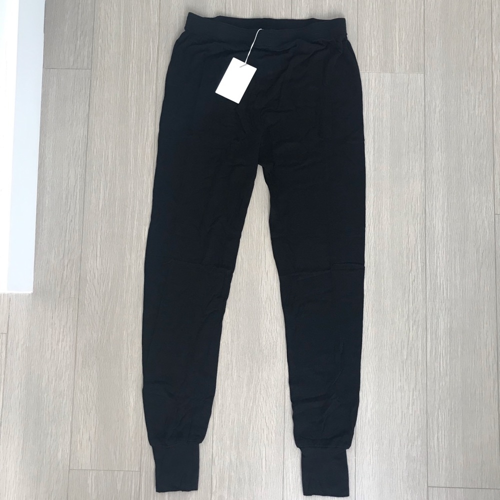 NWT Clu black soft knit lightweight lounge pant.